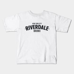 Riverdale Bronx Typography T-Shirt Kids T-Shirt